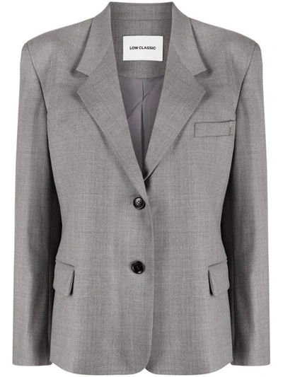 Low Classic Grey Classic Blazer In Grey