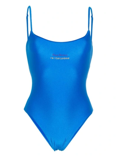 Giada Benincasa Ciao Amore Swimsuit In Blue