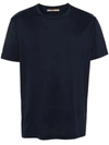 Nuur Comfy Short Sleeve Pullover In Blue
