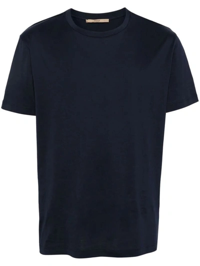 Nuur Comfy Short Sleeve Pullover In Blue