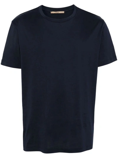 Nuur Comfy Short Sleeve Pullover In Navy