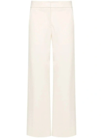 Apc Billie Straight-leg Trousers In White