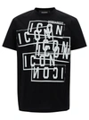 Dsquared2 Icon Logo-print T-shirt In Black
