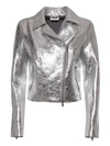 P.a.r.o.s.h . 'metallic' Silver Lambskin Jacket In Silver