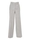 P.a.r.o.s.h Lillie Pants Wide-leg Pressed Crease In Gray