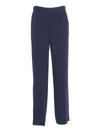 P.a.r.o.s.h Parosh Wide Leg Trousers In Blue