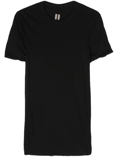 Rick Owens Double-layer T-shirt In Black