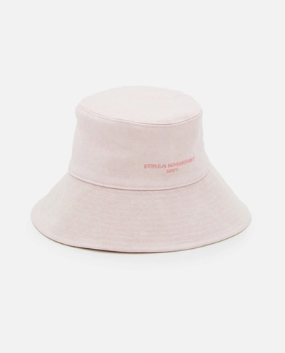 Stella Mccartney Eco Cotton Bucket Hat In Pink