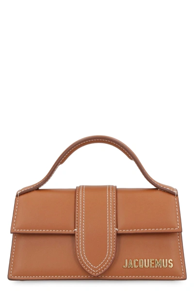 Jacquemus Le Bambino Leather Handbag In Brown