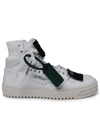 OFF-WHITE OFF-WHITE OFF COURT 3.0 SNEAKERS IN WHITE LEATHER AND FABRIC BLEND