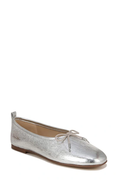 Sam Edelman Ari Ballet Flat Soft Silver