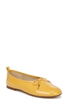 Sam Edelman Ari Ballet Flat Sunflower Leather In Yellow