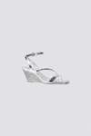 Jonathan Simkhai Rola Wedge Sandal In Silver