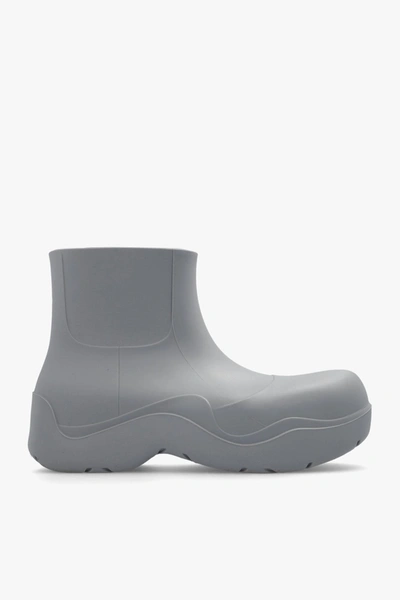 Bottega Veneta Puddle Rain Boots In Grey