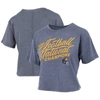 Pressbox Navy Michigan Wolverines College Football Playoff 2023 National Champions Vintage Waist-le In Navy