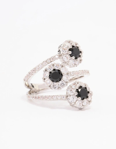 Lovisa Black Round Triple Tier Ring