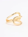 Lovisa Gold Plated Interlocked Ring In Gold