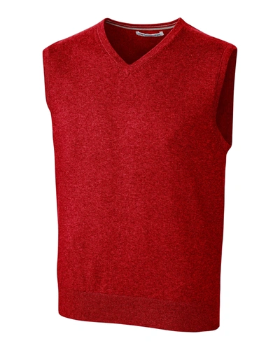 Cutter & Buck Lakemont Sweater Vest In Red