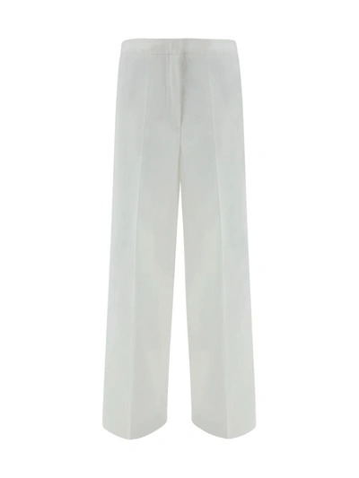 Fabiana Filippi Pants In Bianco Ottico