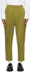OFFICINE GENERALE GREEN PAOLO TROUSERS