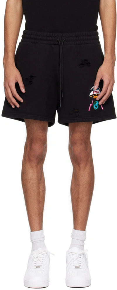 Members Of The Rage Shorts In Black
