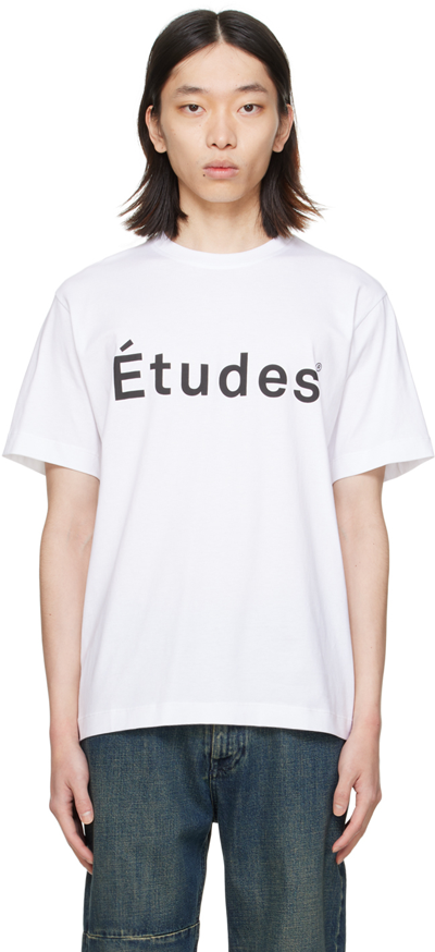 Etudes Studio T-shirt In White Cotton