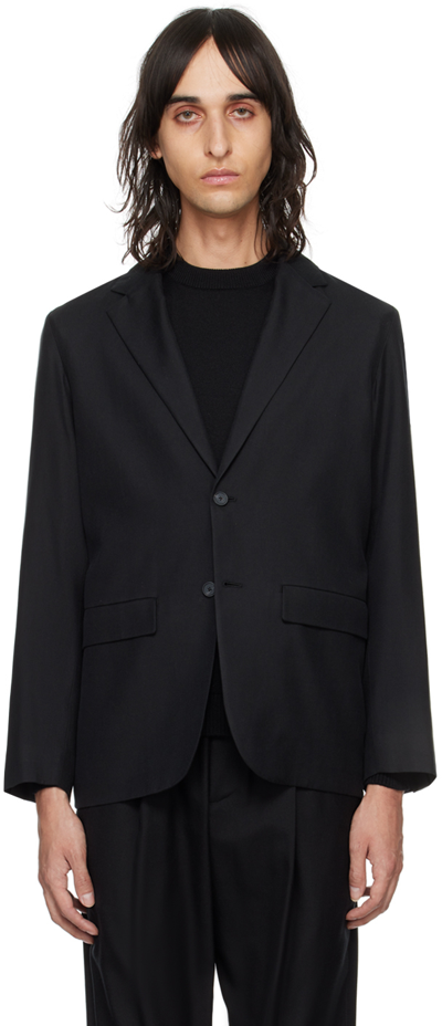 Aton Black Nidom Blazer In 005 Black