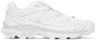 Salomon White Xt-6 Lace Up Sneakers In White