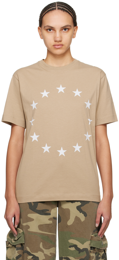 Etudes Studio Beige Wonder Europa T-shirt In Sand