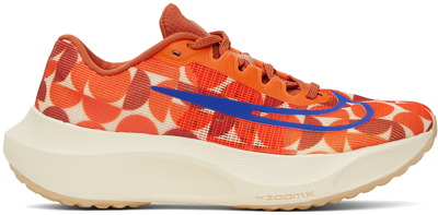 Nike Orange Zoom Fly 5 Sneakers In Safety Orange/hyper