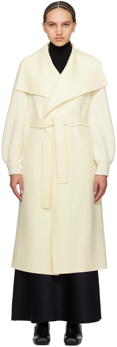 Mackage Beige Mai-nv Coat In Ivory