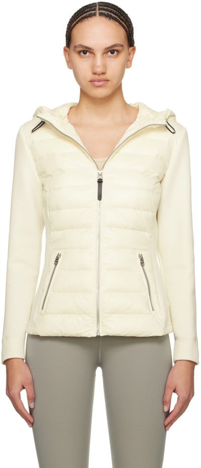 Mackage Beige Della Down Jacket In Cream