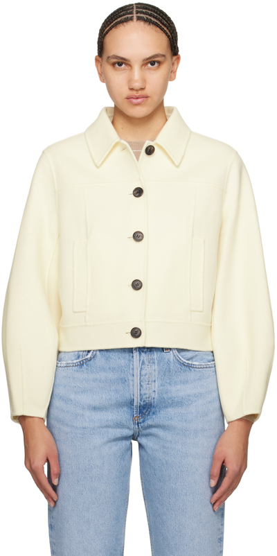 Mackage Beige Lali Jacket In Cream