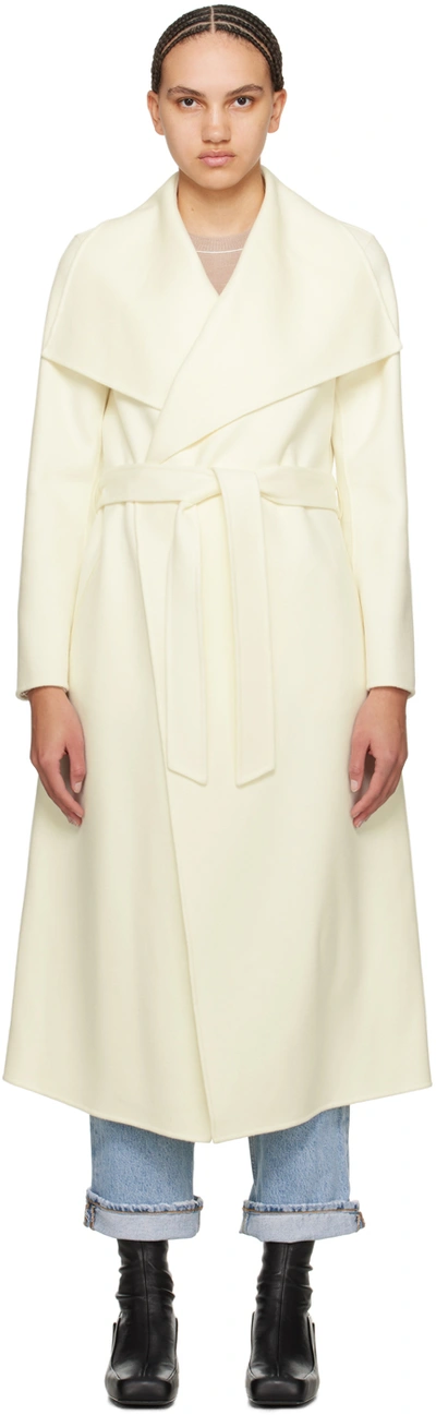 Mackage Beige Mai-cn Coat In Cream