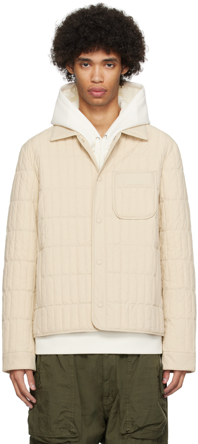 Mackage Beige Mateo Down Jacket In Trench
