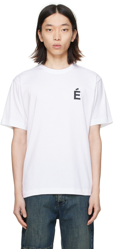 ETUDES STUDIO WHITE WONDER PATCH T-SHIRT