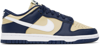 NIKE NAVY & BEIGE DUNK LOW NEXT NATURE SNEAKERS