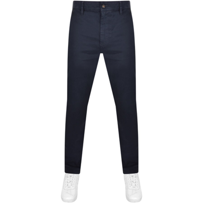 Boss Casual Boss Tapered Chinos Navy