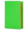 COMME DES GARÇONS SUPER FLOURESCENT LEATHER CARD HOLDER,111-2000022-SA6400SF