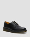 Dr. Martens Gender Inclusive Plain Toe Derby In Black Leather