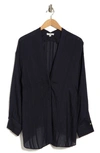 Vince Drapey Blouse In Coastal