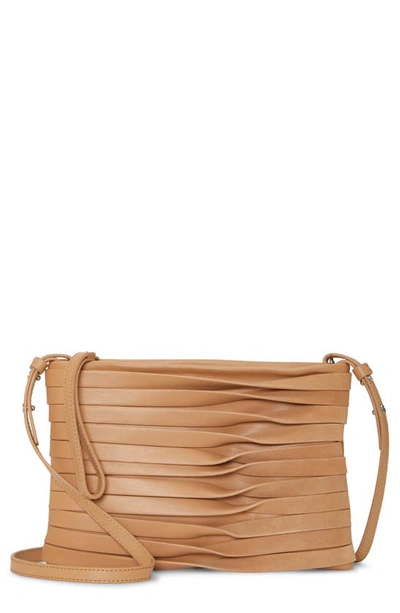 Vince Camuto Draya Leather Crossbody In Sandstone