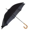 FULTON FULTON WOMENS BLACK COMMISSIONER BLACK UMBRELLA,36096428