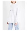 VETEMENTS Sweater Logo-Embroidered Jersey Hoody