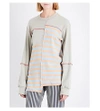 ECKHAUS LATTA Patchwork Cotton-Jersey Sweatshirt