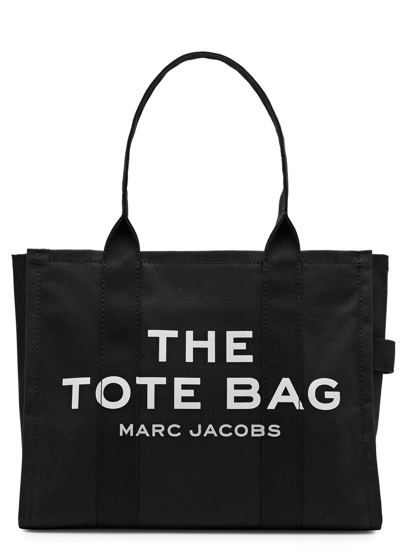 Marc Jacobs The Tote Large Canvas Tote In Black