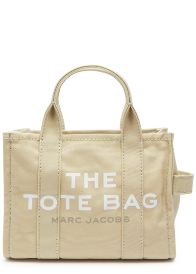 Marc Jacobs The Tote Small Canvas Tote In Beige
