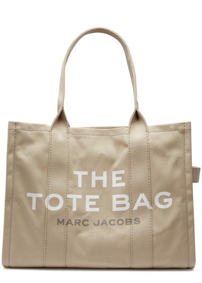 Marc Jacobs The Tote Large Canvas Tote In Beige