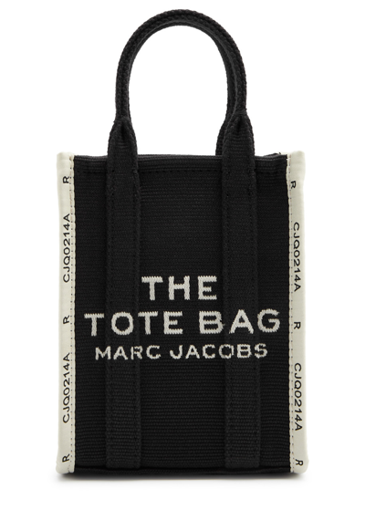 Marc Jacobs The Phone Tote Canvas Cross-body Bag In Black
