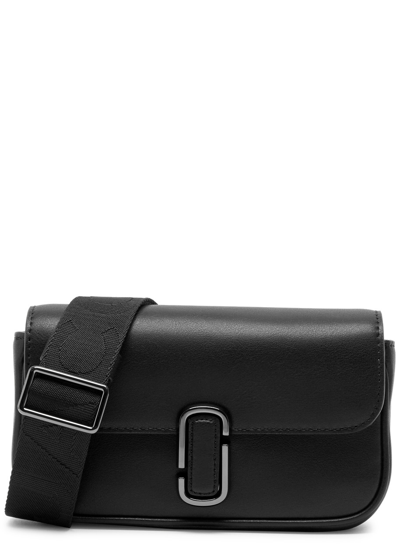 Marc Jacobs The J Marc Mini Leather Shoulder Bag In Black